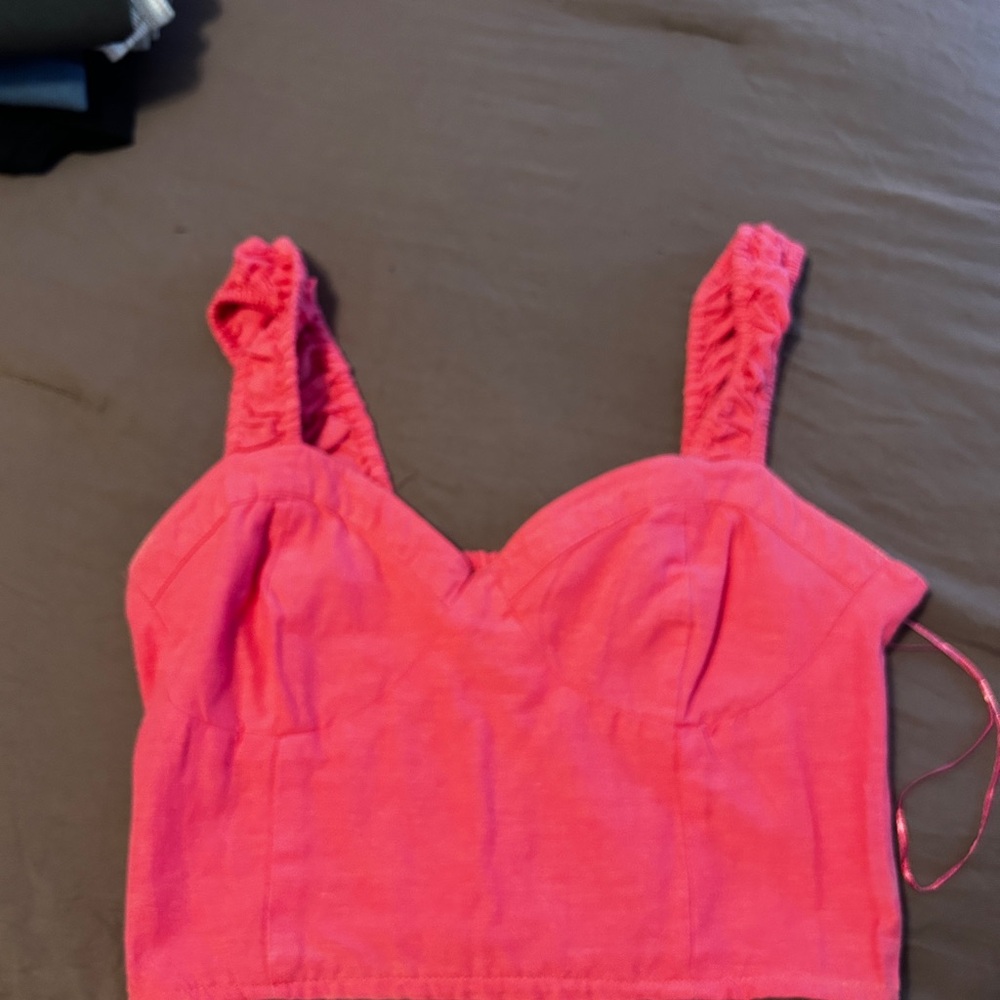 Coral Sleeveless Women's Top